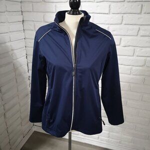 Core 365 Ladies Size Medium Navy Full Zip Lightweight Jacket